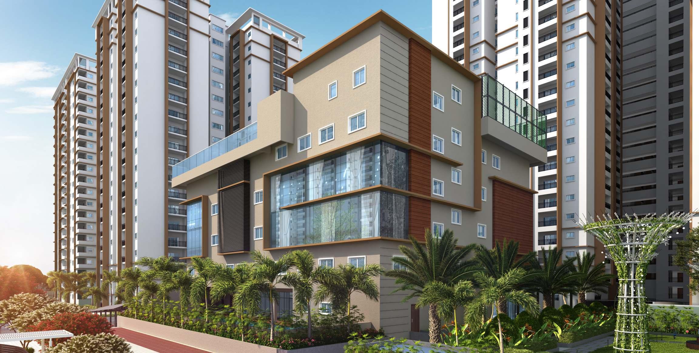 Twin Grand Clubhouses